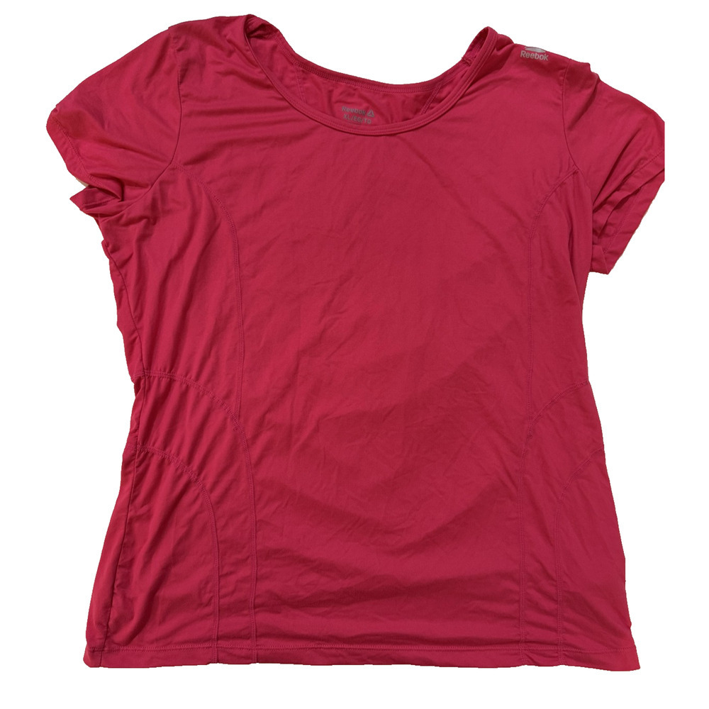 Reebok Shirt Womens‎ XL Athletic Training Stretch Lightweight Short Sleeve Top